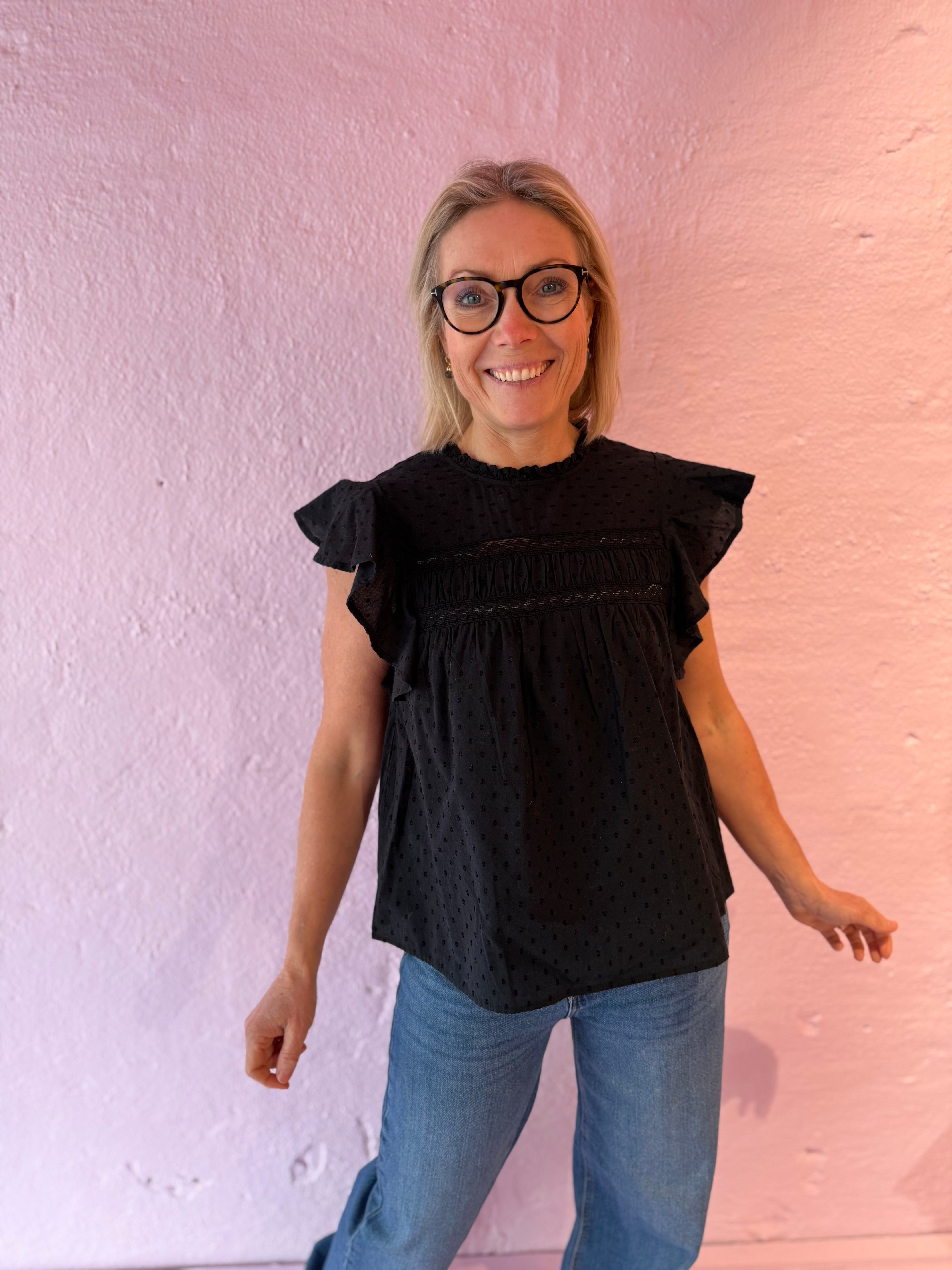 VMTRINE bluse - Sort